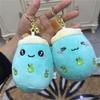 Cute Milk Tea Cup Plush Keychain Ornament for Men, Women, and Students