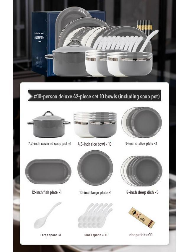 Модранка Подглазурный Керамический Набор Столовой Посуды