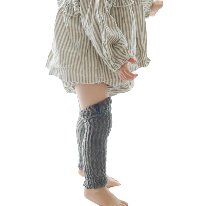 Kontex Baby Leg Covers (56896-007) Imabari Leg and Arm Covers, Reg Warmer, for Babies, Kids, Adults, and Women, Gift, Baby Gift, Birthday Gift (Gray)