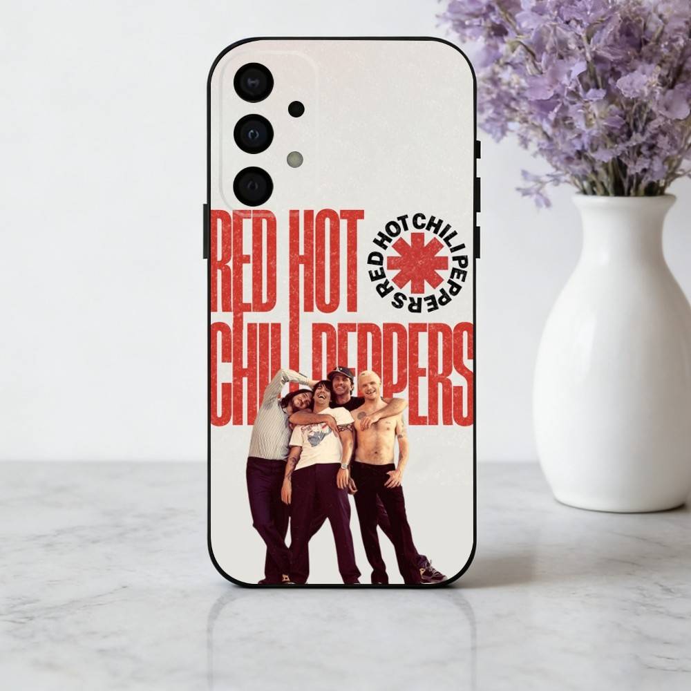 Unforgettable Red Hot Chili Peppers Bnd Phone Case For Samsung Galaxy A73,A72,A71,A70,A53,A52,A51,Soft Silicone Black Cover