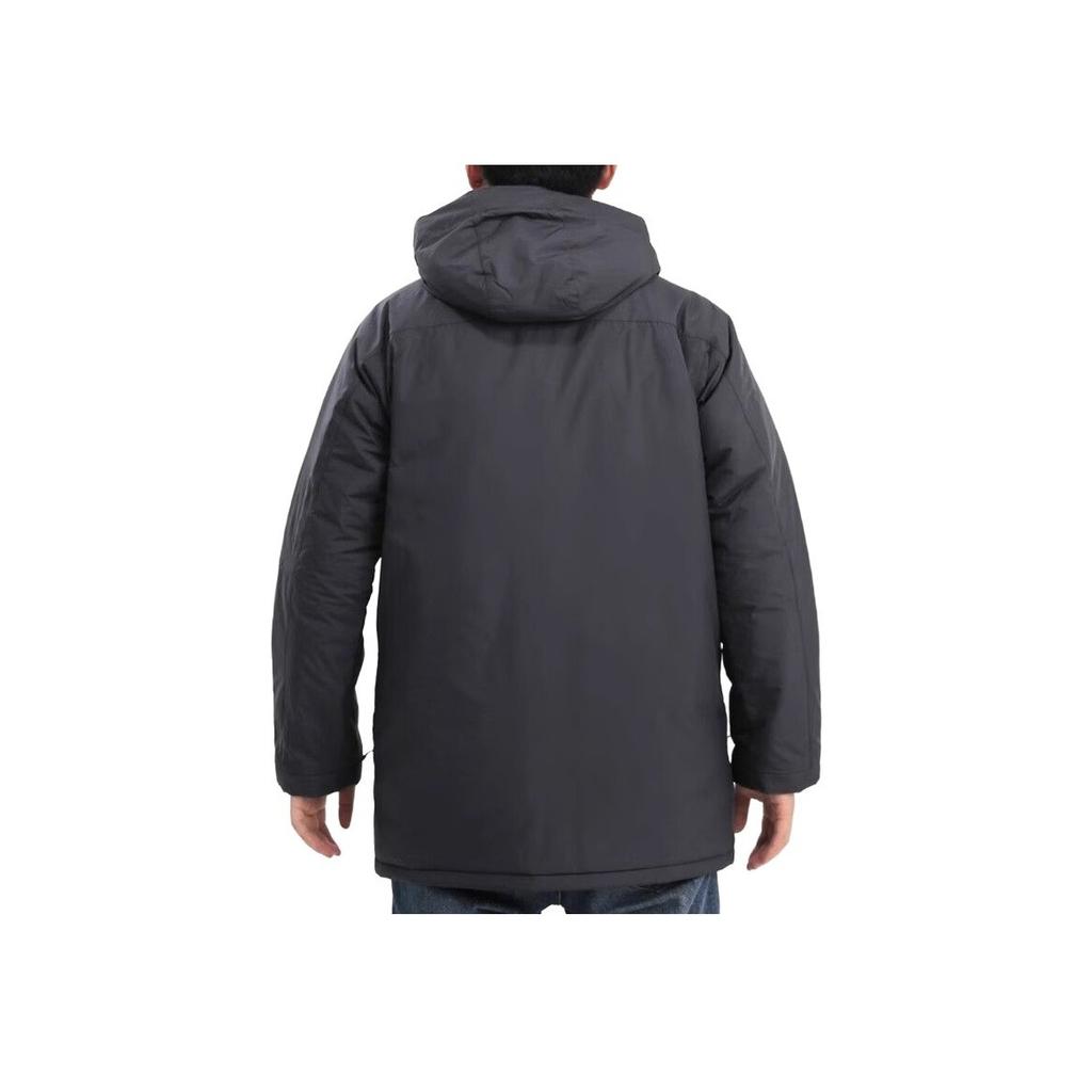 Adidas Windproof Hooded Warm Jacket Long Sleeve Cotton Coat Men Outerwear Black Grey GE9998