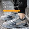 Labor Insurance Shoes, Smash-proof and Puncture-proof, Leather Soft-soled Steel Bag Head, Work Shoes, Safety Shoes