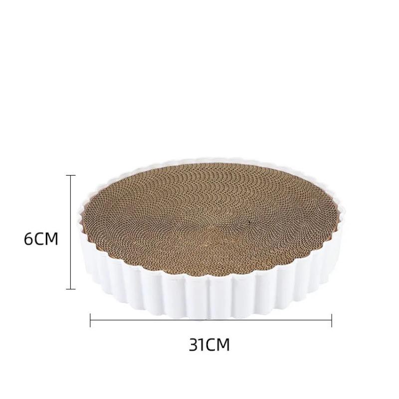 

Круглая когтеточка для кошек, шлифовальные когти, картон, гофрированная бумага, когтеточка для кошек, скребки для котят, мебель для домашних животных