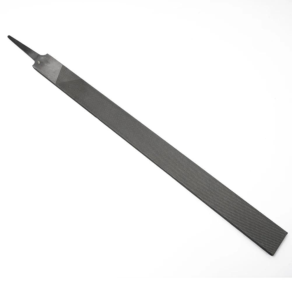Metal and Woodworking Flat Head Steel File Set with Medium Toothed Blades for Precision Grinding and Smoothing