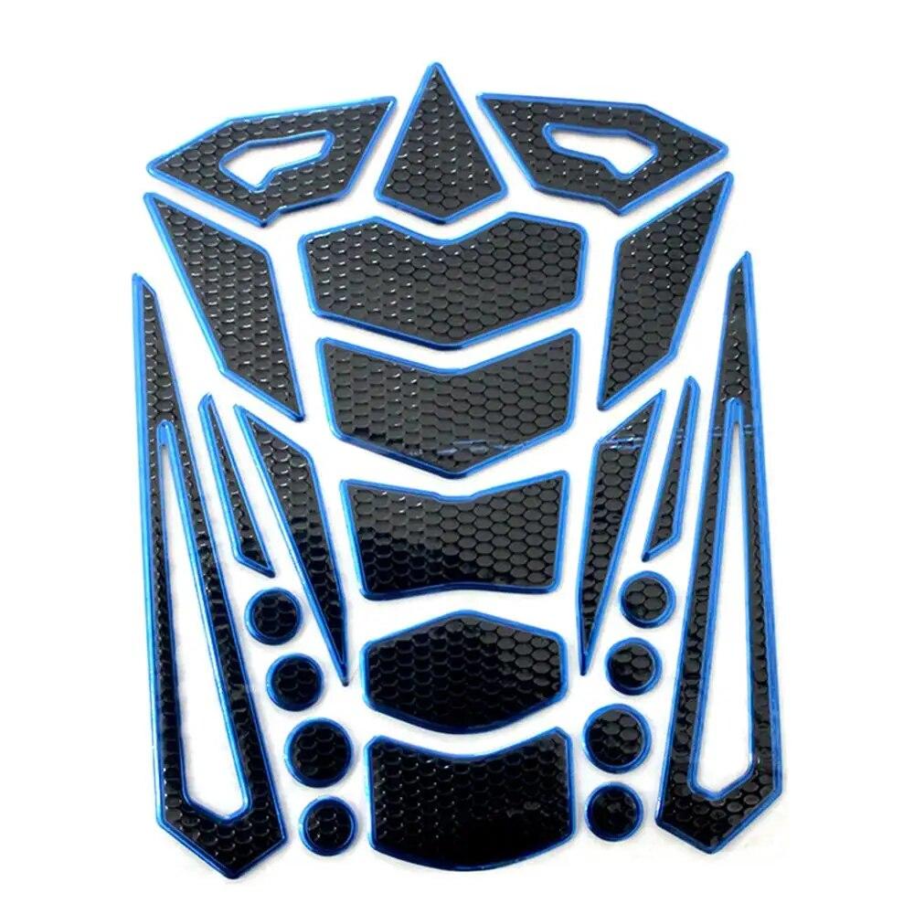 Universal 3D PVC Fishbone  Sticker Gas Fuel Oil Tank Pad Protector Cover Decals Motorcycle Tank Pad Sticker Accessories Parts