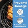AEE4-Für Instant Vortex 6QT Heißluftfritteuse Ersatz-Grillblech Schutzfüße Netzblech Verhindert Beschädigung von Blech und Korb