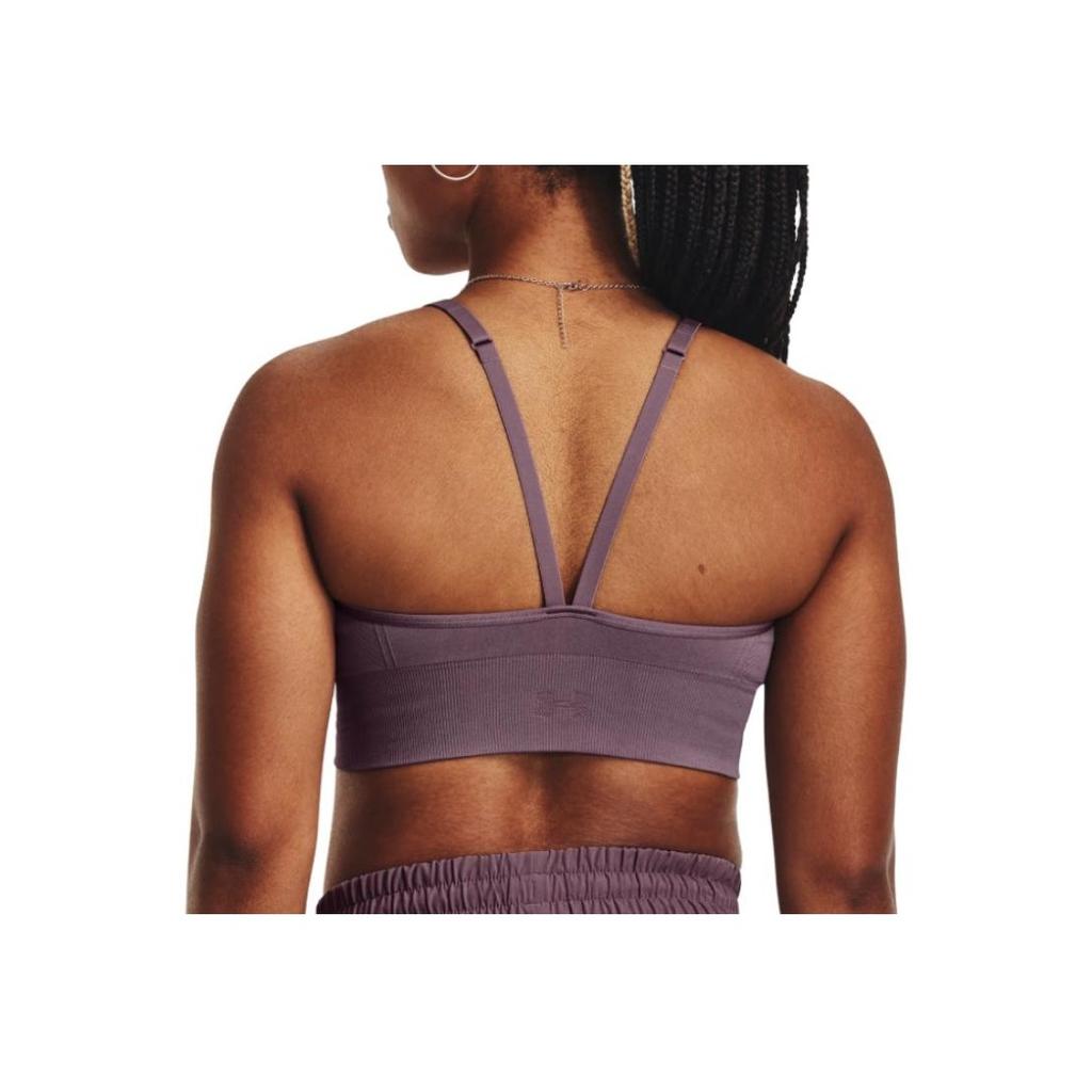 Under Armour Seamless Low Intensity Sports Bra Women Underwear Purple 1380428-500