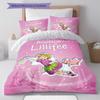 Prinzessin Lillifee Pupsi Cindy Clara Henry Rosalie Bedding Set 3 Pcs Kids Duvet Cover Set with 2 Pillowcases Soft Microfiber No Infill