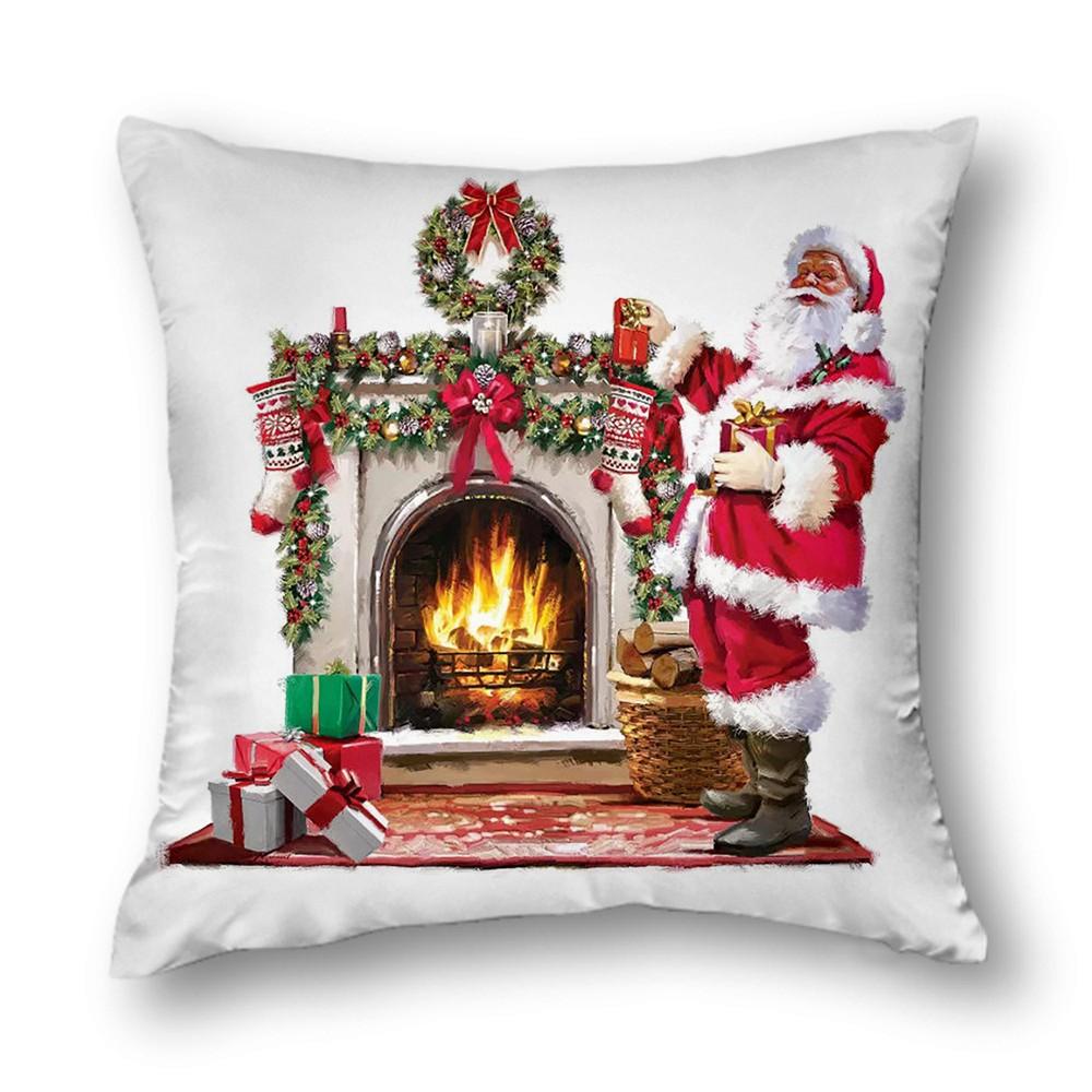 Christmas Decor Cushion Cover Sofa Decor Cushion Cover Bed Decor Pillow Cover Home Decor 40X40 45X45 50X50 60X60Cm