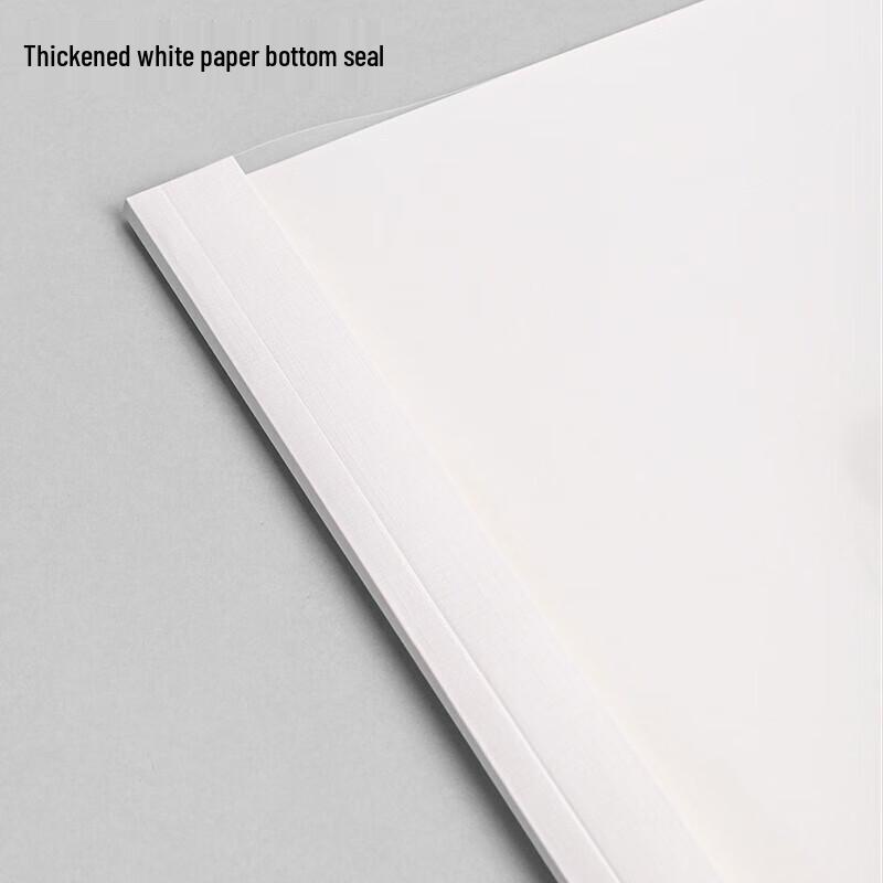 Deli A4 Transparent Plastic Covers for Thermal Binding CN plug (adapter included)