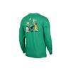 Nike T Shirts Men's Green Crew Neck Moderate Straight Fit FN0253-324