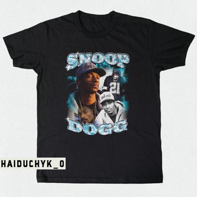 Snoop Dogg Rap Hip Hop Unisex Černé Tričko S-5XL Unisex Tričko