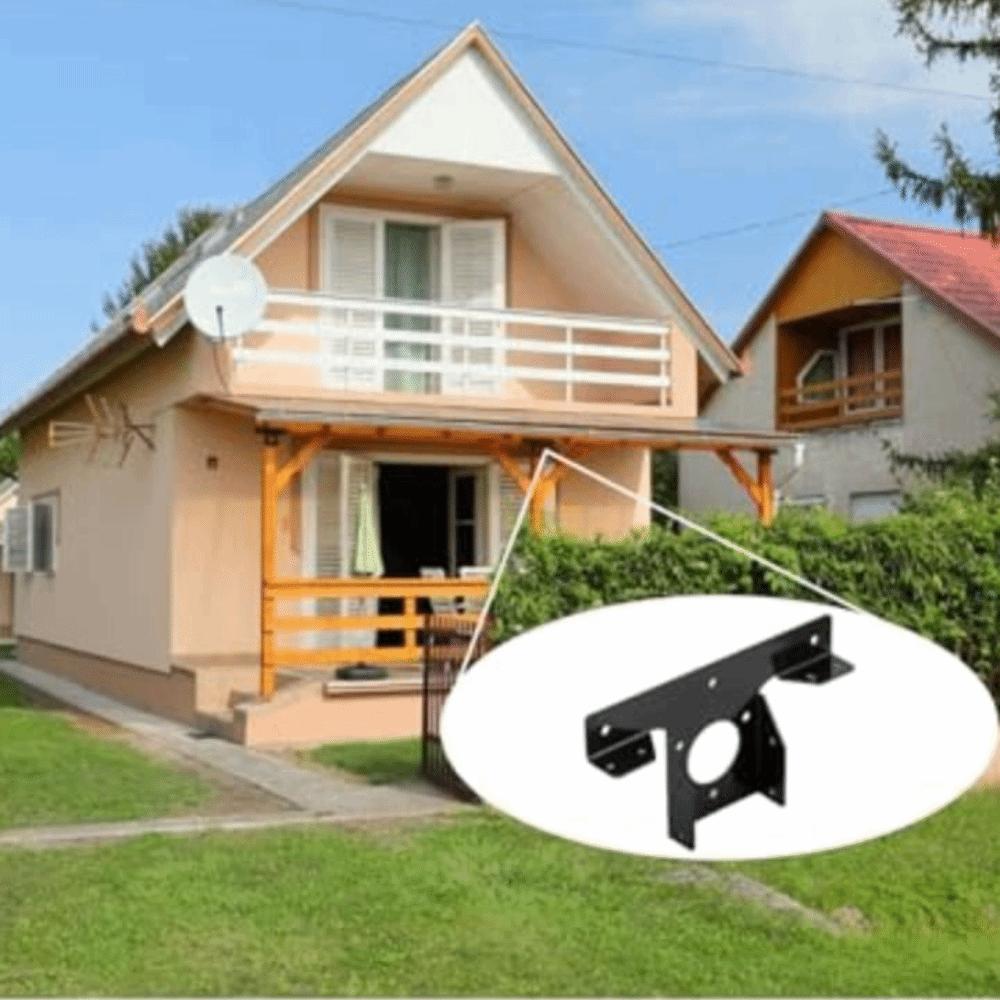 2pcs T-shaped Pergola Corner Frame 3-Way Pergola Fixed Bracket Pergola Brackets  Balconies