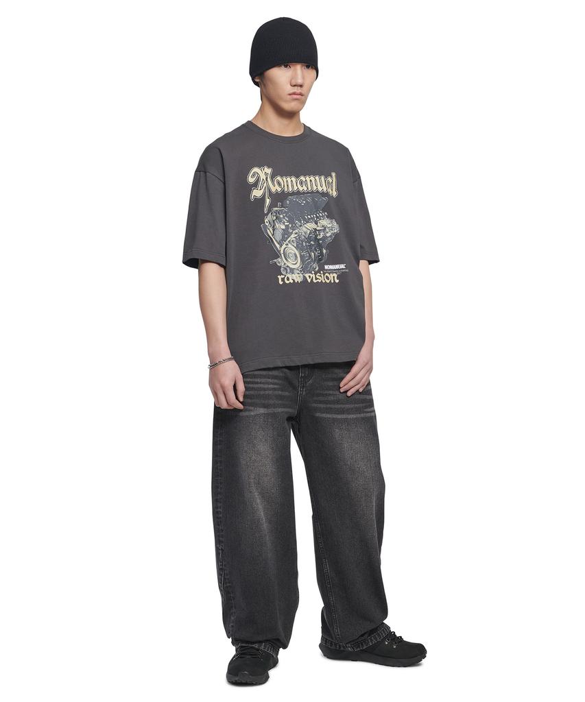 Nomaenyueol Nm Engine T-Shirt - Charcoal
