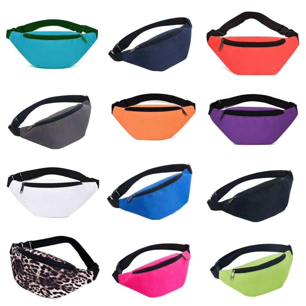 Solid Color Running Chest Bag Waterproof Fitness Crossbody Bag Sports Shoulder Bag  Female/Male