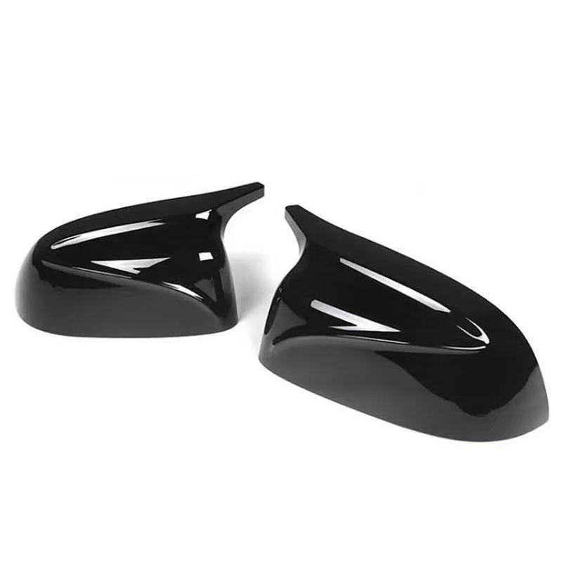 2Pcs Glossy Black Rear Side View Mirror Covers Shell Replacement For BMW X3 G01 Ix3 X4 G02 X5 G05 X6 G06 X7 G07