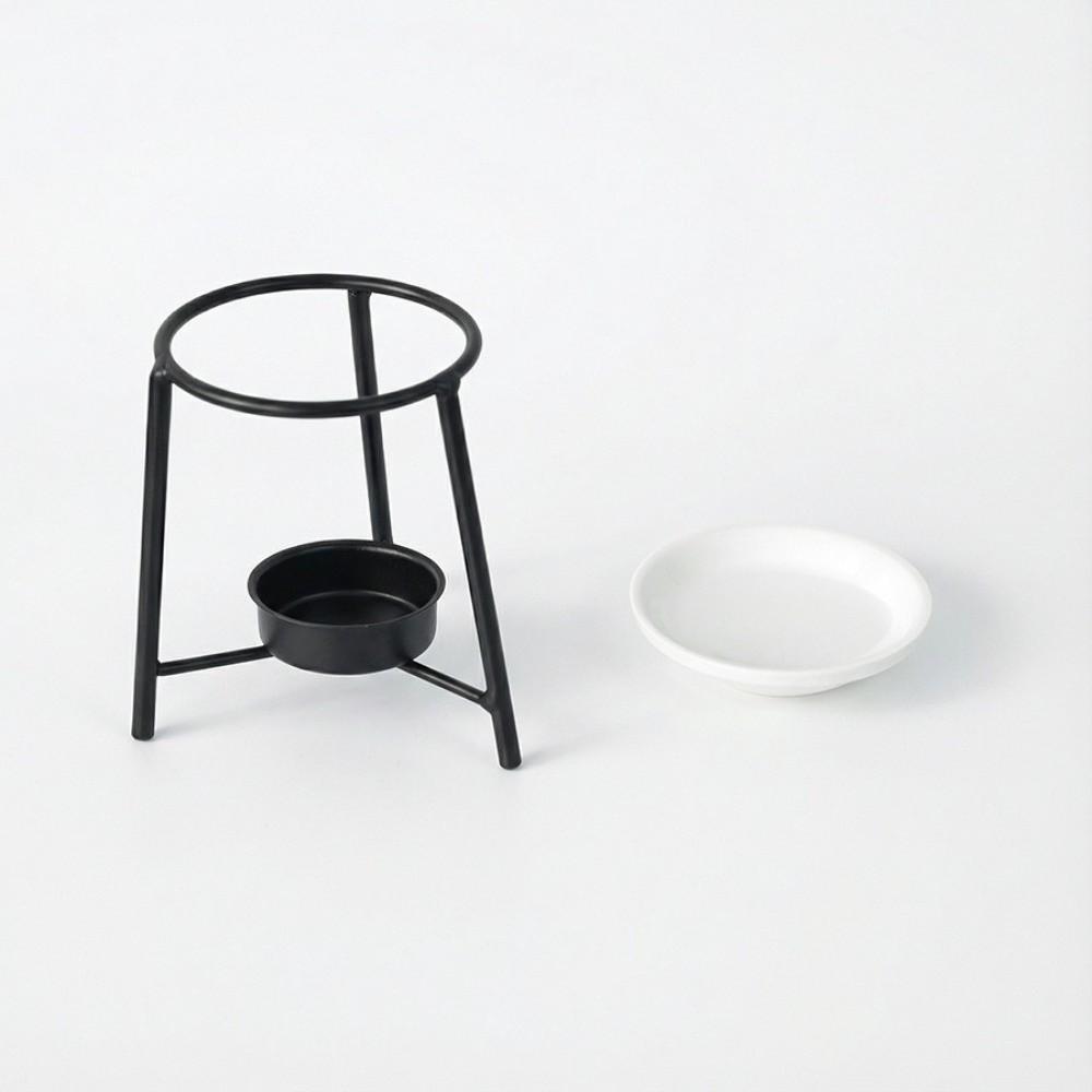 Ceramic Bowl Aromatherapy Stove Hollow Out Tealight Holder Essential Oil Burner Home Decor