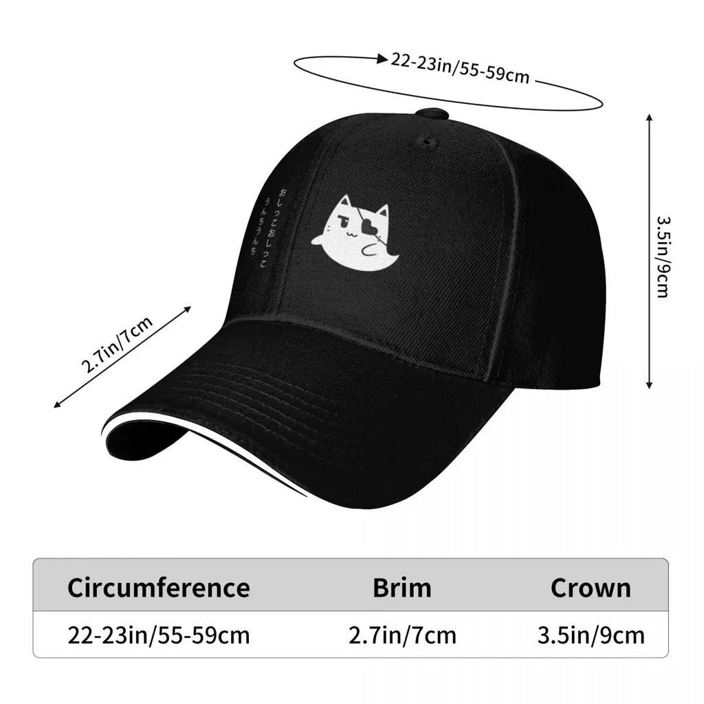 Nyanners Goro Baseball Cap Hat Luxury Brand fun hats Golf Wear Unisex Women's