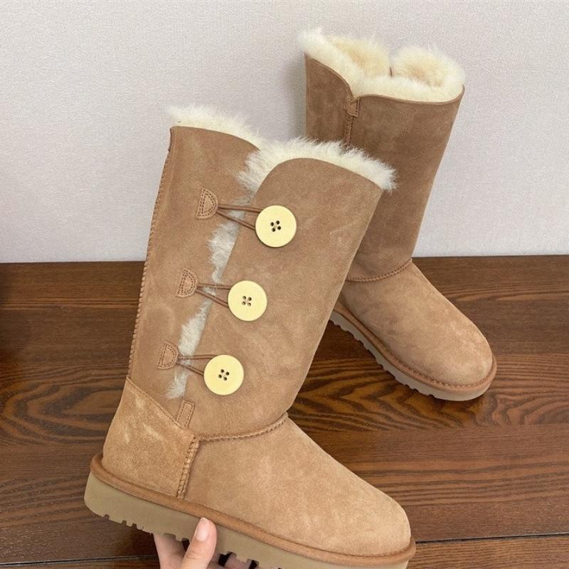 Winter Women Men Real Sheepskin Snow Boots Classic Natural Fur Wool Lined Short Ankle Boots  2026 New Design Warm Non-slip Shoes