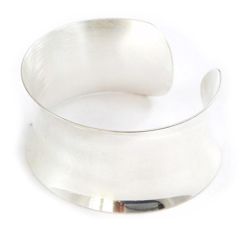 Les Trésors De Lily [D6743] - Silver 'Cleopatra' Silver Bracelet - 60 Mm 28 Mm