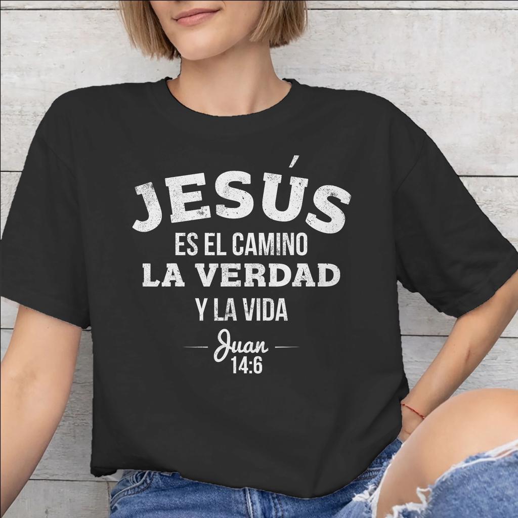 Jesus Esperanza Devida Spanish Tee Shirt for Unisex Unisex Gift Idea T Shirts 100 Cotton Clothing
