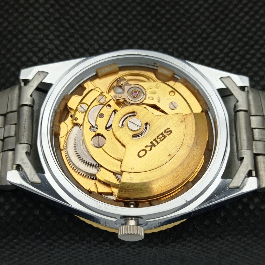USED SEIKO 5 AUTOMATIC JAPAN MENS RARE GOLDEN MOVEMENT WATCH 575b-a305109-2 SKU575b-a305109