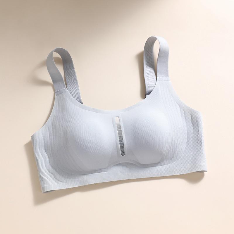 Nahtlose Dessous Damen Hasenohren Raff-BH Lifting und Formen Sekundäre Brüste Weiche Unterstützung Anti-Hänge-BH Dünner Stil Push-Up-BH
