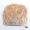 Feather Cloth Strip 10-15Cm Stage Performance Clothing Accessories Rooster Hair Cloth Edge Feather Strip