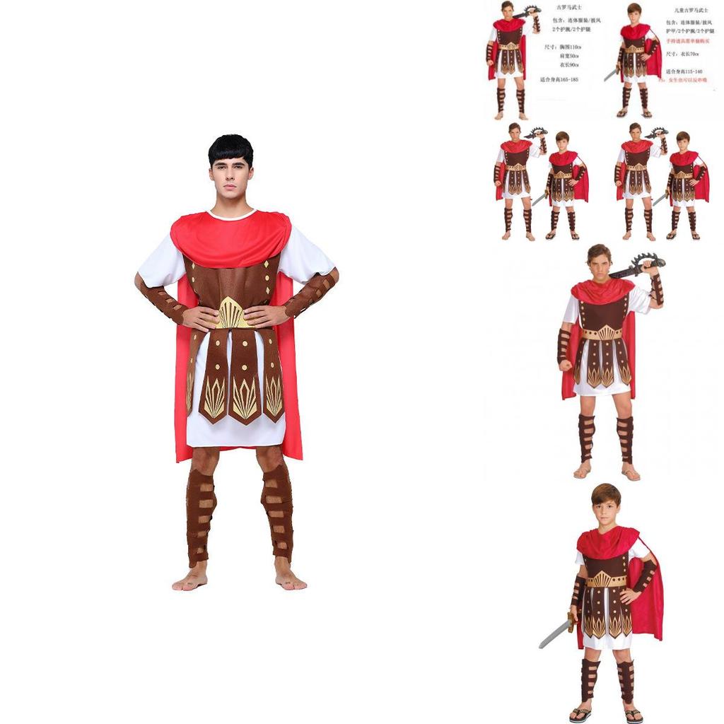 Fantasia de Guerreiro Medieval Para Crianças e Adultos Perfeita Para Celebrações de Halloween