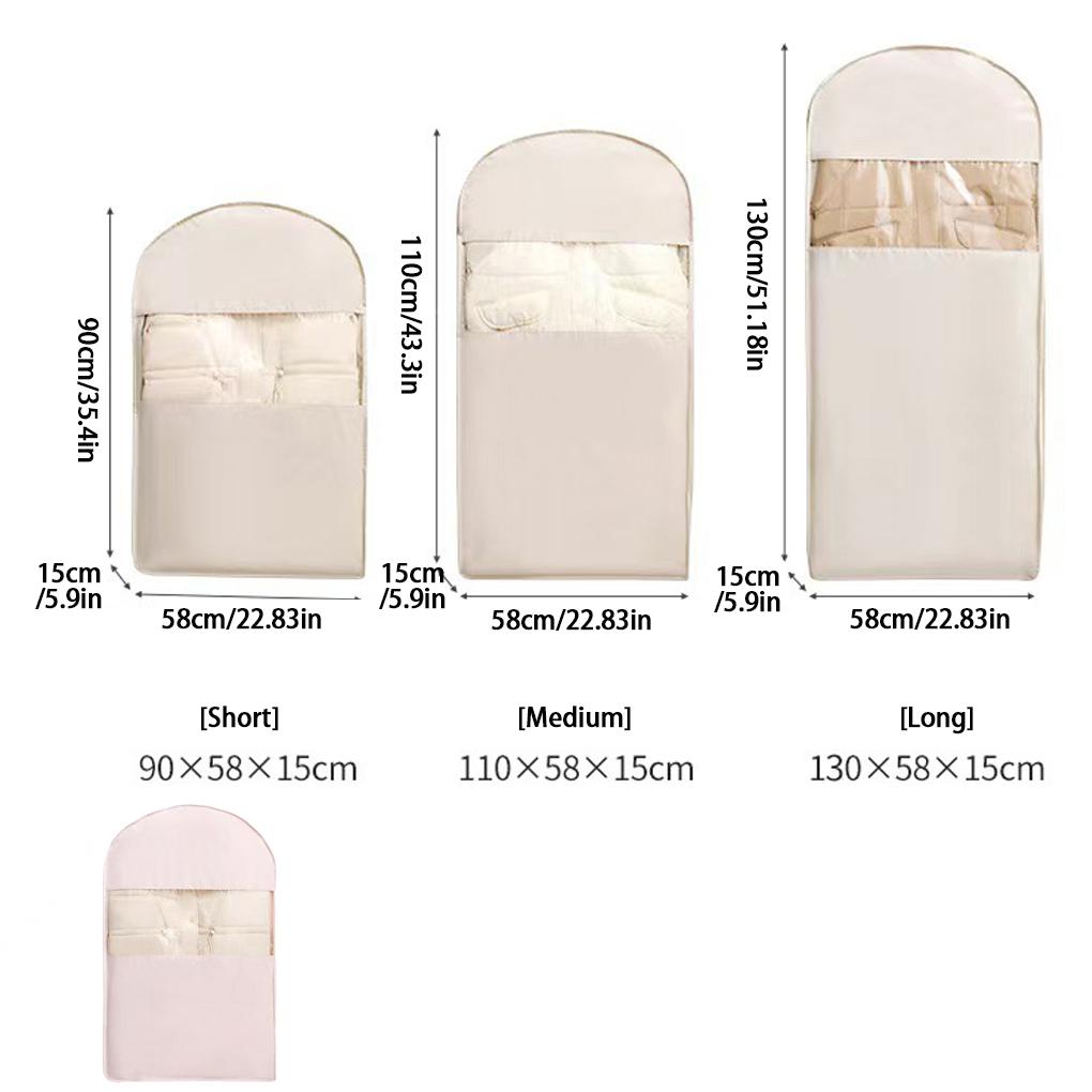 Hanging Down Jacket Compression Bag Wrinkle-Free Storage Solution Down Jacket Compression Dust Cover