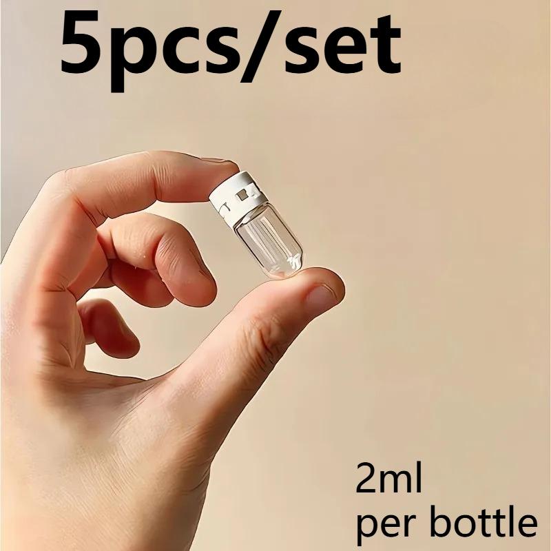 

5/10pcs Clear Leak-Proof Travel Bottle for Makeup Remover & Lotion, Portable Dispenser with Flip-Top Essence Bottled Separately