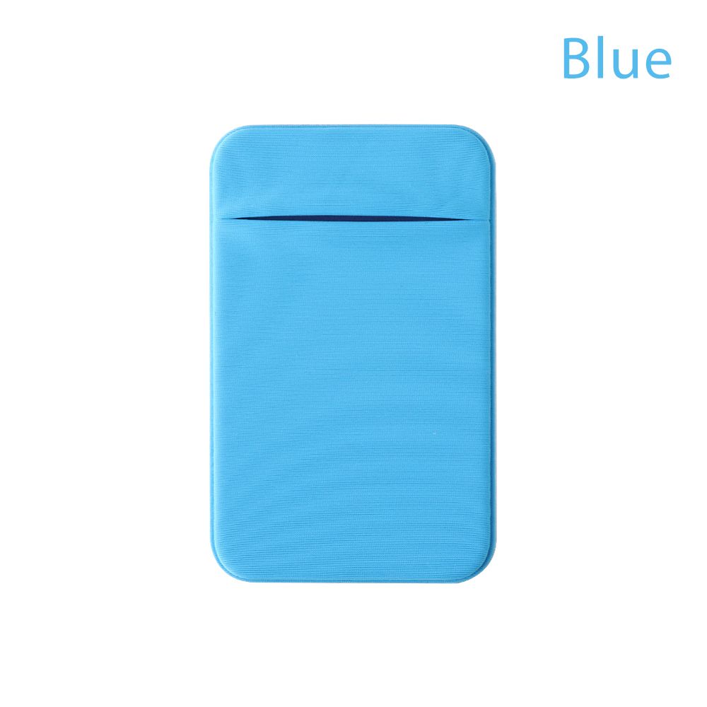 Stretch Fit most Phone Cell Phone WalletSticker Adhesive Case Phone Card Holder Cellphone Pocket