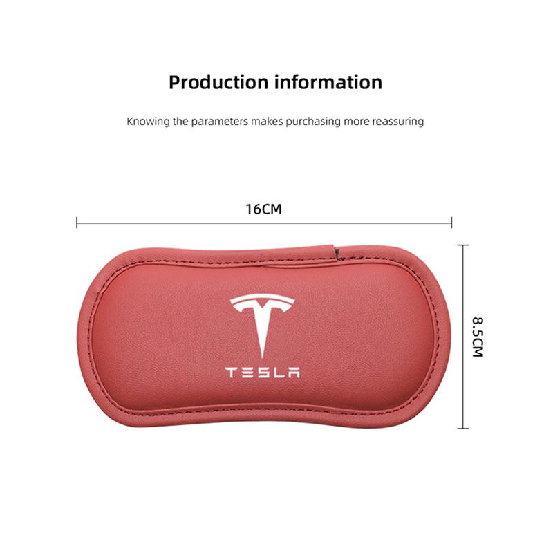 Auto Interieur Been Kniekussens Leer Zacht Kussen Accessoires Voor Tesla Model 3 Model S Model X Model Y Cybertruck Roadster SpaceX