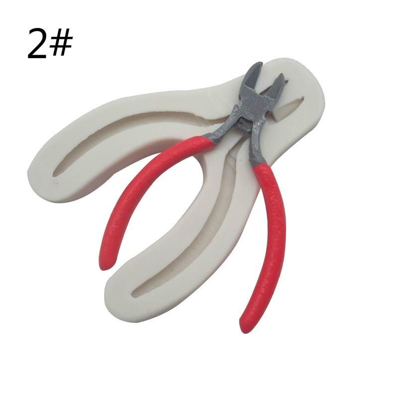 Dekorační nástroje Silikonová forma na fondán Klíč Forma na dort Svěrák Fondán Pečicí nástroje DIY Pečicí forma