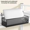1Pcs New Iron Bedside Hanging Basket Punch-Free Hanging Bed Storage Rack Space Saving Bedside Shelf For Dormitory Home