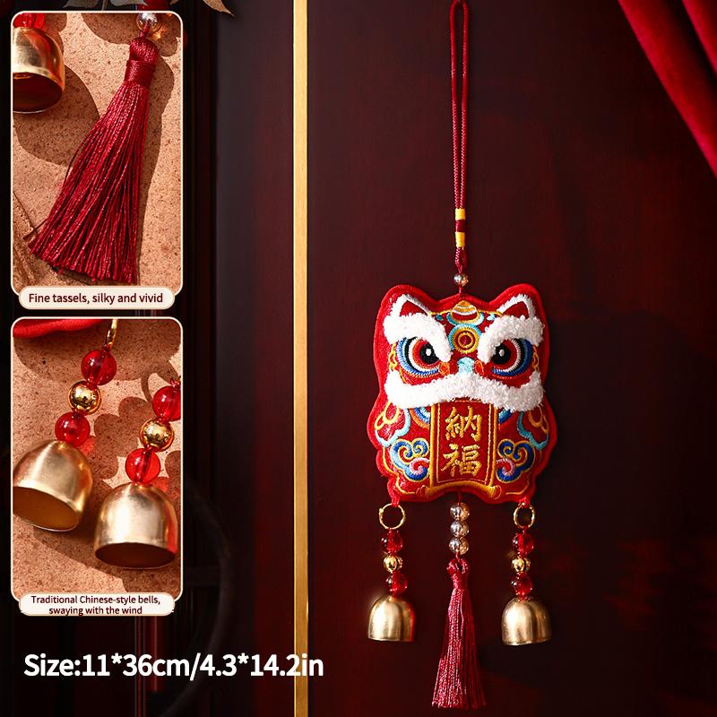 Chinese Spring Festival Lucky Decor The Year Of Hores Door Hanging Pendants Chinese New Year Home Party Supplies