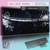 HYBXAXC Extended Gaming Mouse Pad with Floral Sword Design NonSlip Rubber Desk Mat for Keyboard Laptop for Gaming Office Home