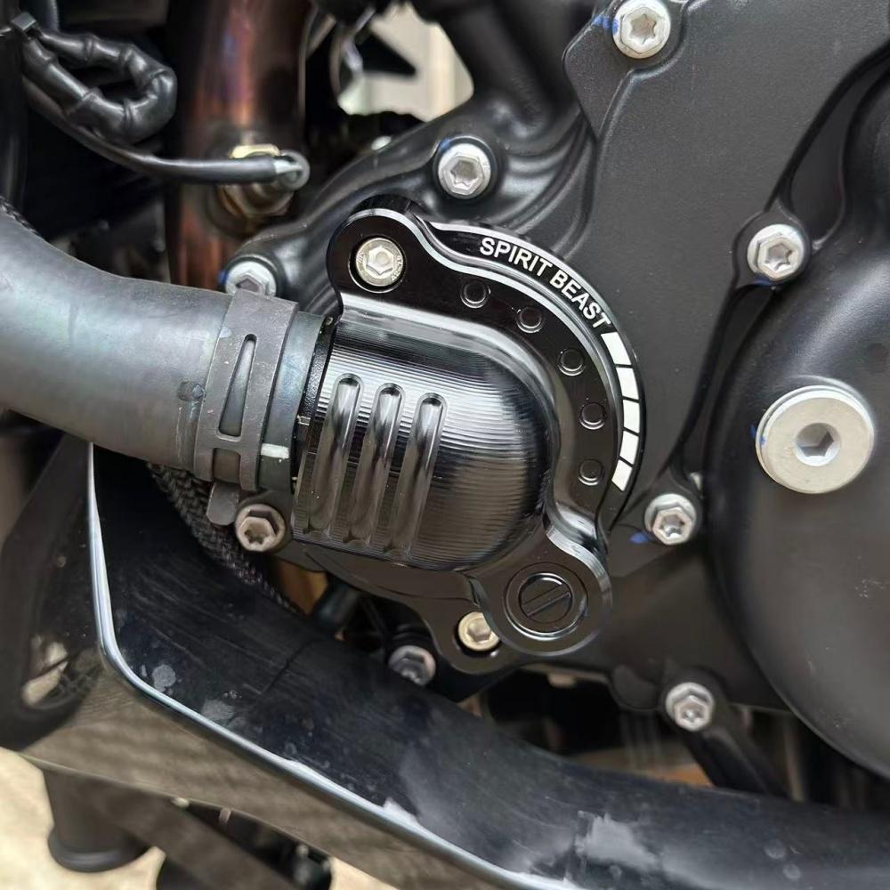 For Zontes 703RR, Motorcycle Water Pump Protector, Engine Decorative Cover, Bolt-On Mod Parts