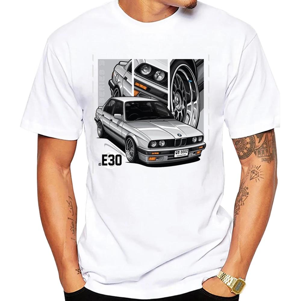 I Love Germany Turbo E34 M5 E36 E30 E92 Fan T-Shirt Men Short Sleeve Hip Hop Boy Casual Tops Funny E28 E30 Car Design White Tees
