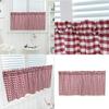 2x Elegant Lace Window Curtain Valance Treatments