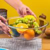 ZISIZ Household Tempered Glass Mixing Bowl