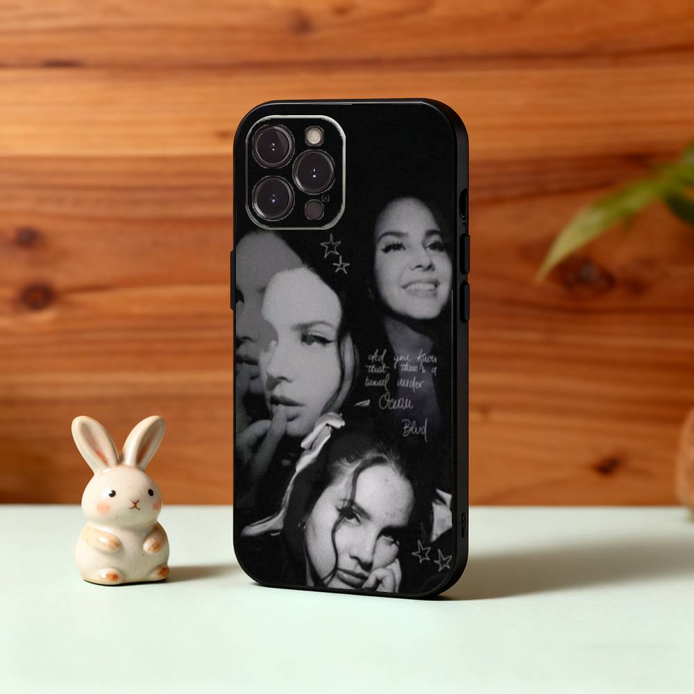 Singer LanaDelRey S-Summertime Sadness Phone Case For iPhone17,16,15,14,13,12,Plus,Pro Max, 5G Others Soft Black Cover