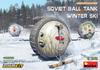 MiniArt Scale Soviet Ball Tank with Winter Skis and Full Interior Plastic Model Kit MA40008 1/35 (Interior Reproduction)