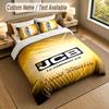 Bedding Set 1 Duvet Cover 2 Pillowcases JCB Print Soft Bed Linen Bedroom Decor