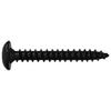 Thread Cutting Nail 12 Pcs Black M4 x 28 mm Steel