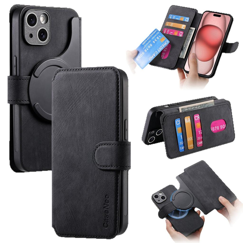New Arrival Anti-Shock Business Flip Magnetic Wallet Phone Case for iPhone 16 15 Pro Max With Card Holder Folio Book Phone Cover