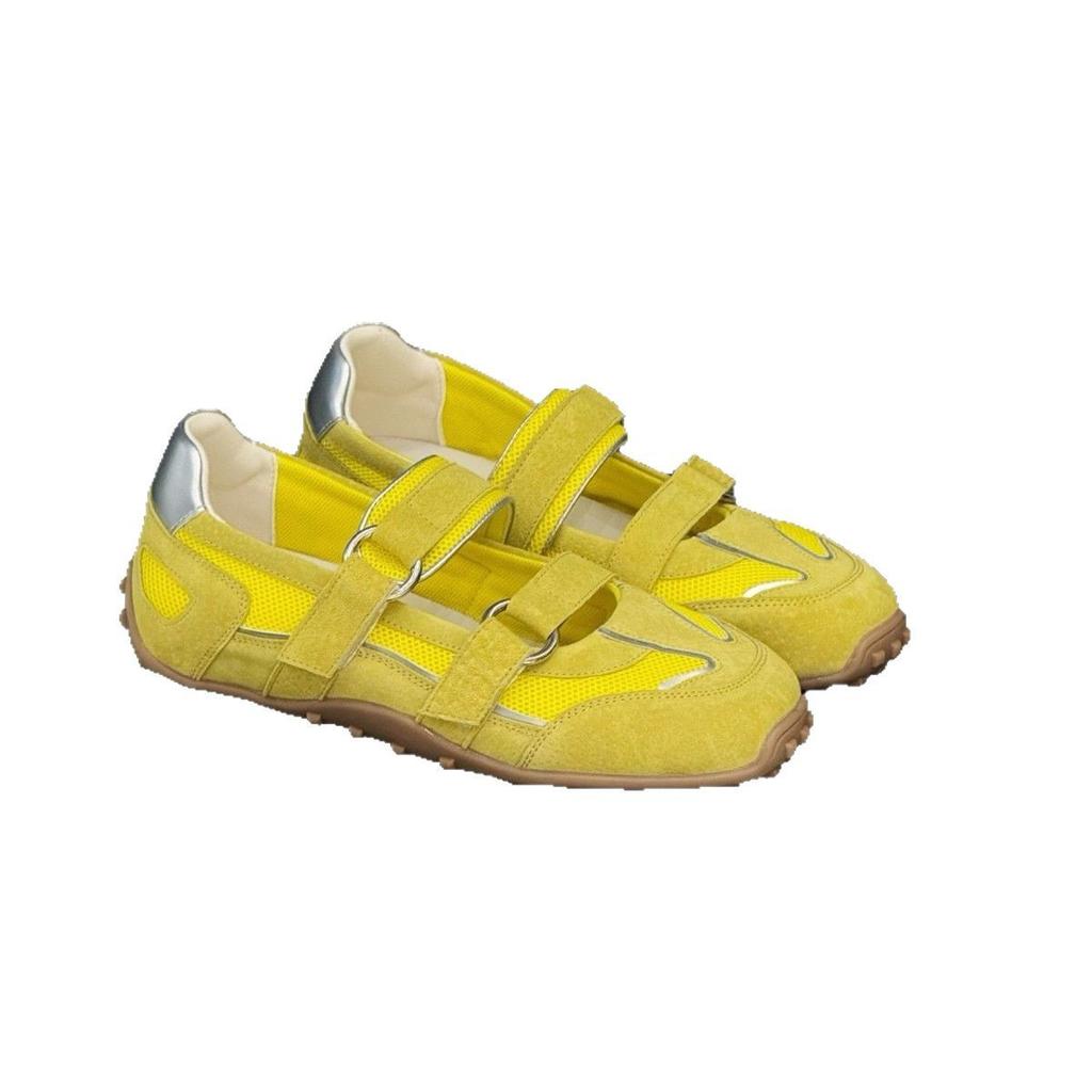 Inner height increase Velcro locomotive shoes spring and summer new thick-soled sports wind soft-soled shallow mouth breathable casual shoes women