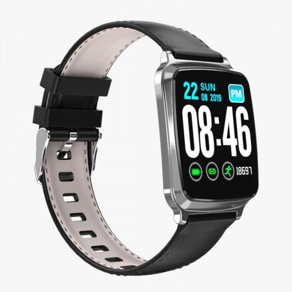 Buy Connected bracelet Smartwatch M8 1.3 inch IPS color screen IP67  waterproof support step count / call reminder / heart rate monitoring at  affordable prices — free shipping, real reviews with photos — Joom