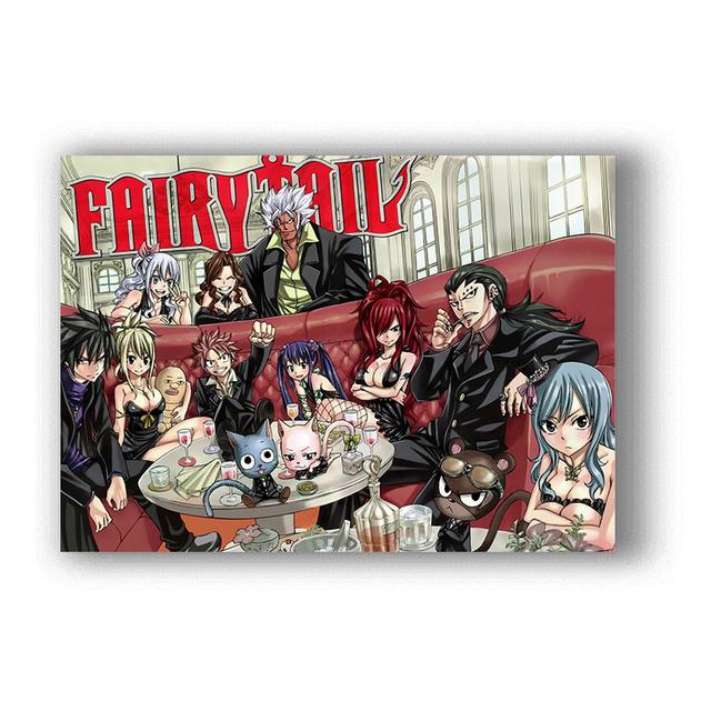 Mural Anime Fairy Tail Oil Painting Printmaking Mural Home Decoration Poster Decorative Art