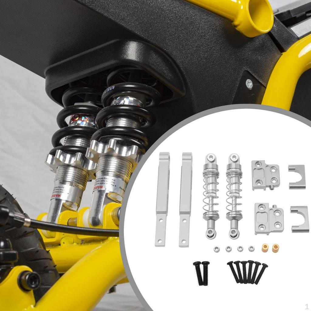 RC Metal Shock Absorber with Pull Rod Oil Filled Shocks DIY Accessories Easy To Install